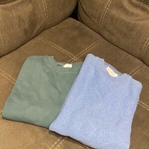 Zara Kids Green and Blue Sweater Set